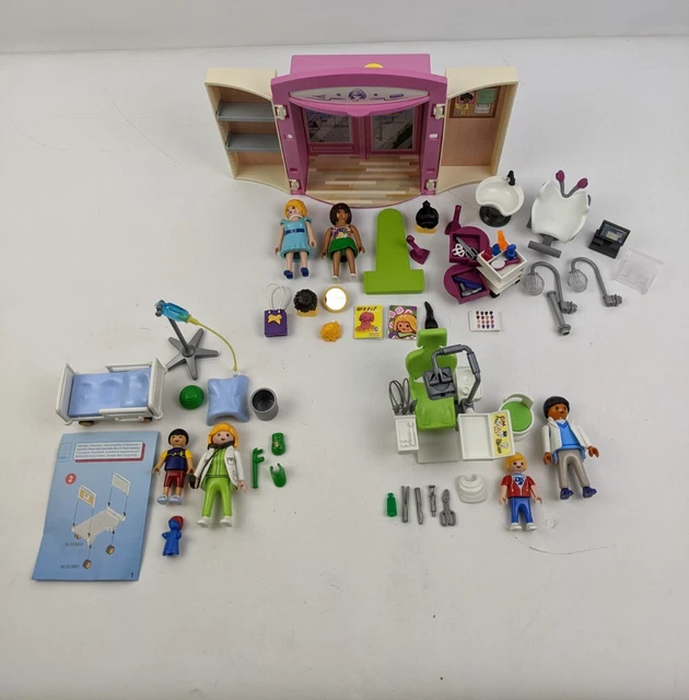 Playmobil - Univers chez le dentiste figurines et accessoires - Label Emmaüs