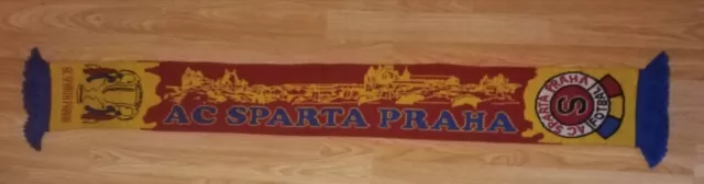 2 Sided Sparta Praha FC Football Scarf Bufanda Sciarpa