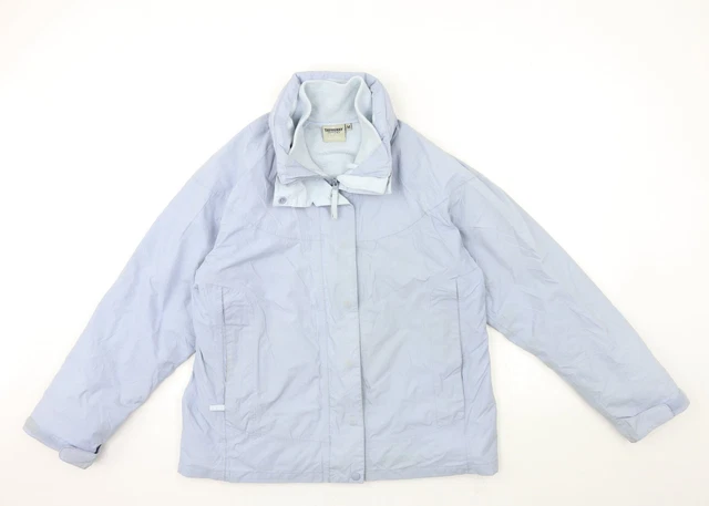 TAYBERRY WOMENS BLUE Jacket Coat Size M Zip 11.75 PicClick UK