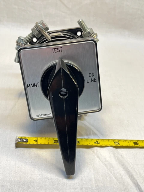 Interrupteur Rotatif à Cames Salzer S608/S612 - Neuf Avec Manette Légèrement Abîmée
