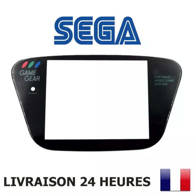 Ecran Sega Game Gear Screen Noir Black [Vitre remplacement GG]