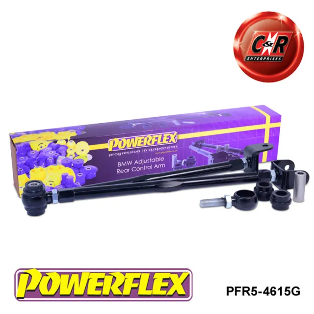 Kit de brazo Powerflex Black Adjust Rr Low Ctrl para BMW E36 Serie 3 90-98 PFR5-4615G