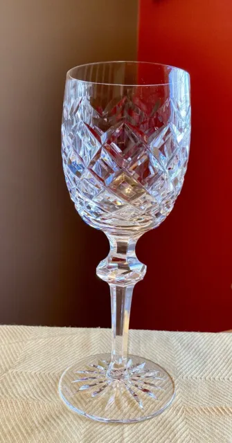 Waterford Crystal Powerscourt Claret wine glass 7 1/8” Tall