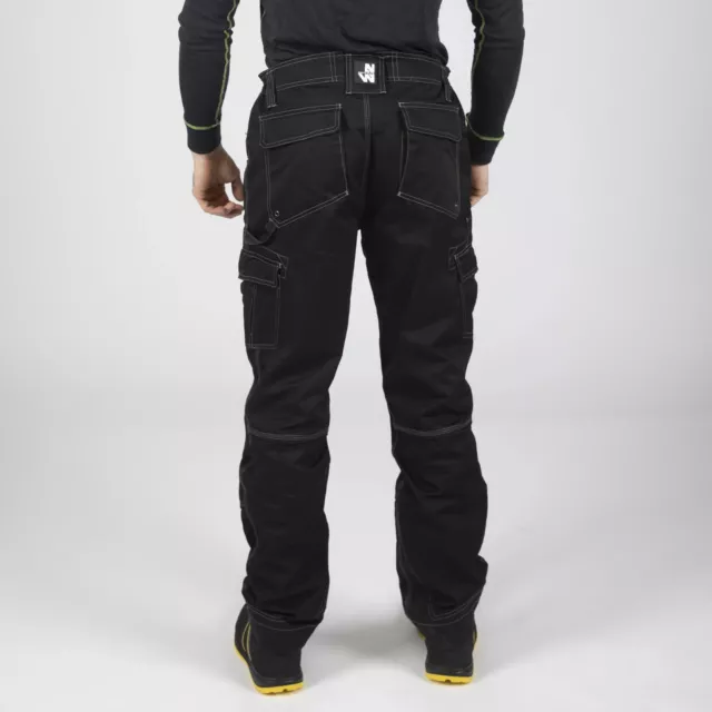 Pantalon de travail multipoches Antras NW noir pour homme du 38 AU 56 3