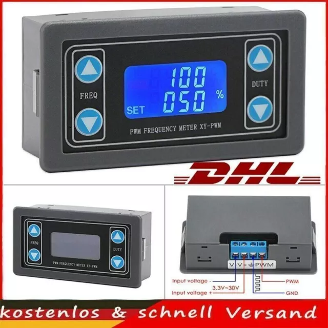 PWM Pulsfrequenz Tastverhältnis Einstellbar Modul Rechteck Signal Generator