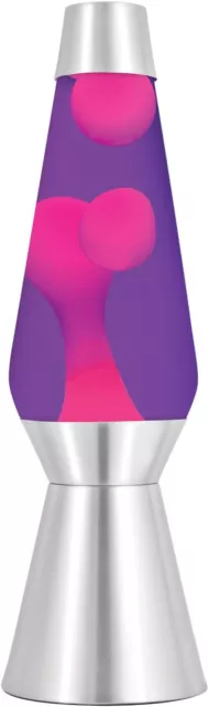 27" GRANDE Lava Motion Lamp PINK Wax Purple Liquid New in Box Sealed GIANT