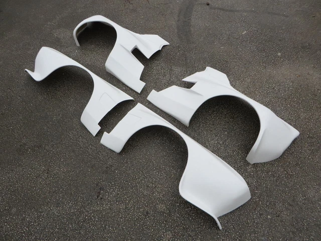 FIAT X1/9 BERTONE Dallara Wide Body Kit Fender Flares Wheel Extensions ...