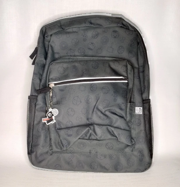 Marvel Avengers Yoobi Black 17"×13" School Backpack NWT