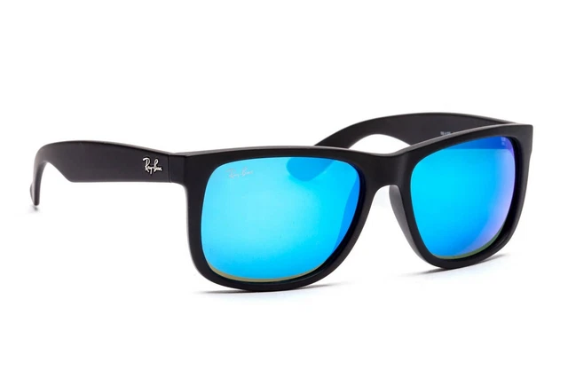 Gafas de sol Ray-Ban RB4165 JUSTIN 622/55 RUBBER BLACK/BLUE FLASH Cal. 55