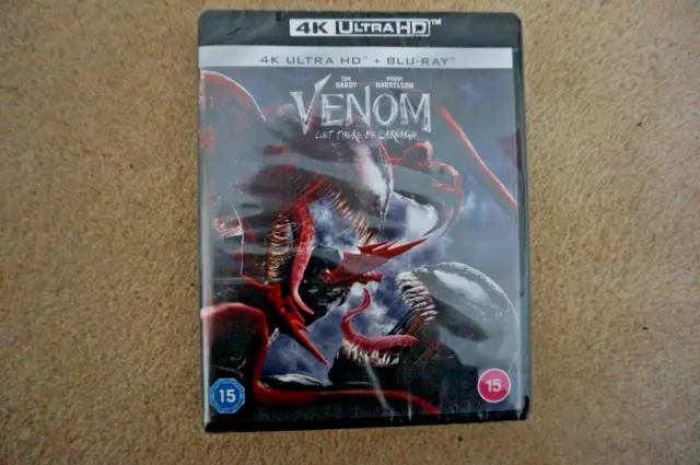 4K Uhd Blu-Ray  Venom Let There Be Carnage   Brand New Sealed Uk Stock