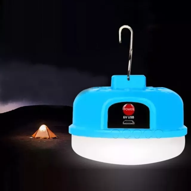 Luce da campeggio portatile LEd Lampada Lanterna ricaricabile 50w gancio Z988