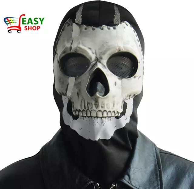 COD Maschera Fantasma Cranio Full Face Mask MW2 Maschera Cosplay per Sport Hallo