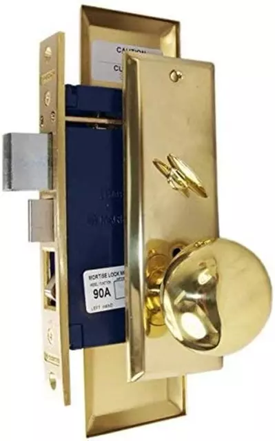 Marks Metro 114A/3 Left Hand Apartment Entry Heavy Duty Mortise Lockset 3