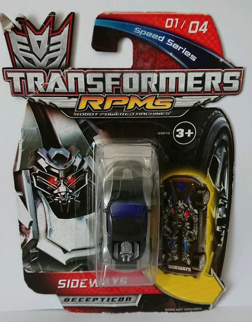 HASBRO TRANSFORMERS RPMS Speed Series Decepicon Sideways New Sealed £12 ...