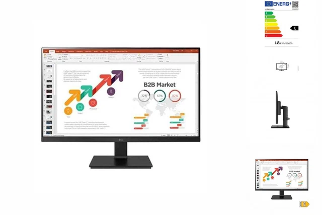 Monitor LG 24BL650C-B IPS Full HD 23,8 Zoll Bildschirm Display PC