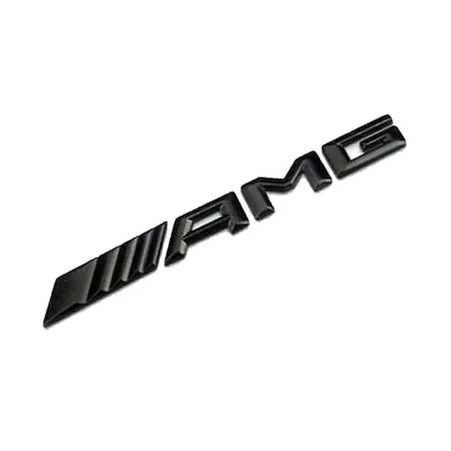NEW Pour Mercedes AMG Boot Badge Arrière Emblème Logo pour tous les modèles NOIR 2