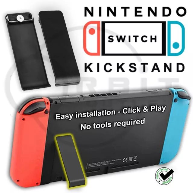 Kickstand Replacement For Nintendo Switch Rear Stand Flip Out Clip On Back Stand