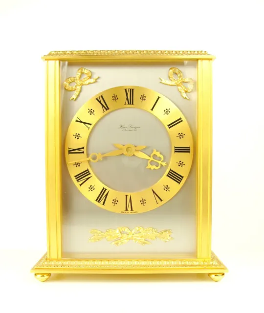 Reloj Lavigne Péndulo Napoleón III Bronce A: 24 CM 5,5 KG Gran Reloj c1980