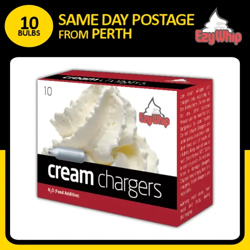 Ezywhip Cream Chargers 10 Pack X 1 (10 Bulbs) Whipped