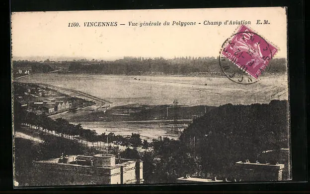 CPA Vincennes, general view of the Polygon, Airfield 1935