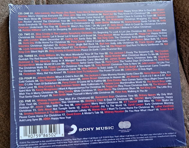NOW 100 HITS Christmas 2019 5 Discs Cd New Sealed £6.50 PicClick UK