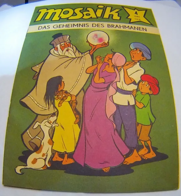 Mosaik - Abrafaxe - Heft 4/1986 - Das Geheimnis des Brahmanen - DDR - gebraucht