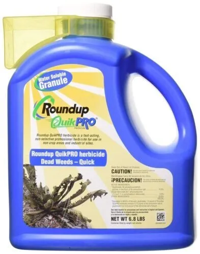 Roundup QuikPro Herbicide - 6.8 Lbs. Jug (QuickPro). New