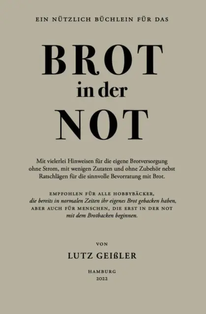 Brot in der Not | Lutz Geißler | Taschenbuch | 80 S. | Deutsch | 2022