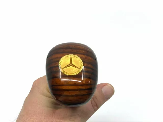 For Mercedes-Benz Gear Shift Knob Golden Zebrano Automatic W123 1976-1986