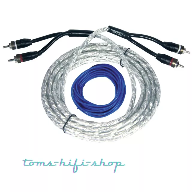 HIFONICS HF5RCA Cinchkabel 5m 2-fach geschirmt 5 Meter Verstärker-Audio-Cinch