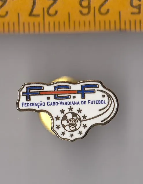 Cape Verde Cabo FA Football Federation Association pin badge logo