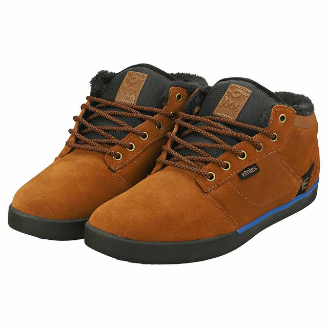 ETHNIES Jefferson MTW Baskets cuir fourrées cognac Taille 41.5 (9)