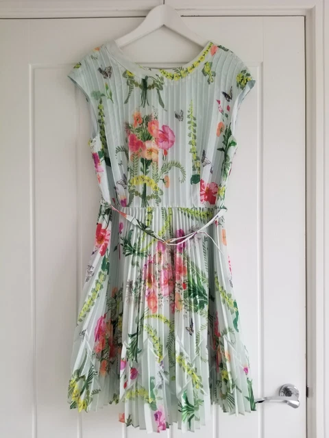 green emerald velvet dress Buy Ted Baker Women's Eleta Distinguishing Rose Print Fit and Flare Dress,  Mint, 1 at Amazon.in main image 0