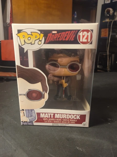 Funko Pop! Vinyl: Marvel - Matt Murdock #121 DAREDEVIL RARE W/pop Protector