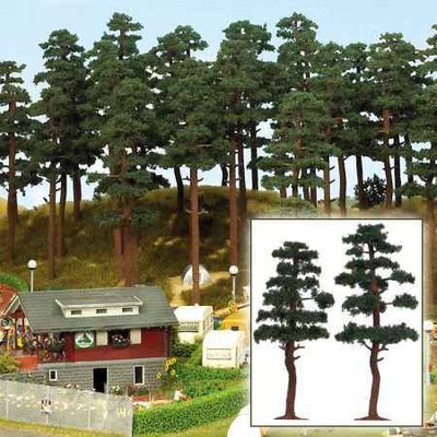 Bachmann Woodland Scenics TR1113 Ho Scala Oo 24 Pino Alberi 6.4-15.2cm come Nuovo 