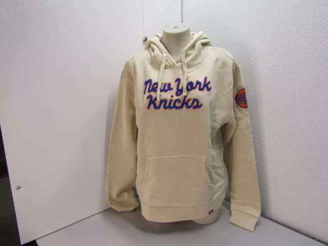 SPORTIQE WOMENS NEW York Knicks NBA Ava Hoodie Size XL Beige Multicolor ...