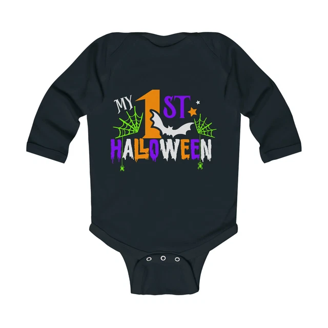 **My 1st Halloween** Infant Long Sleeve Bodysuit