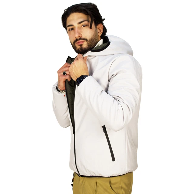 Giubbotto Uomo Invernale Piumino giaccone impermeabile Giubbino M L XL XXL XXXL