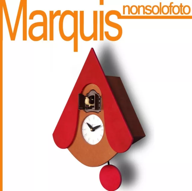 orologio a cucù art. 105 rosso     orologi pirondini      time Marquis