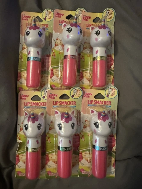 Lip Smacker Lippy Pal Unicorn Flavored Lip Balm | Clear Matte | Lot Of 6