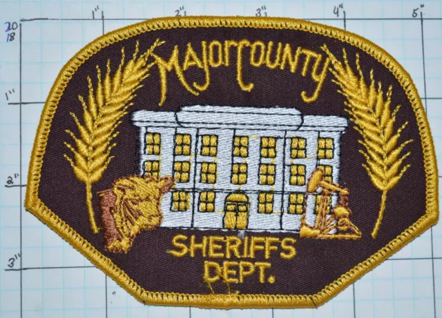 Oklahoma, Major County Sheriffs Dept Vintage Patch