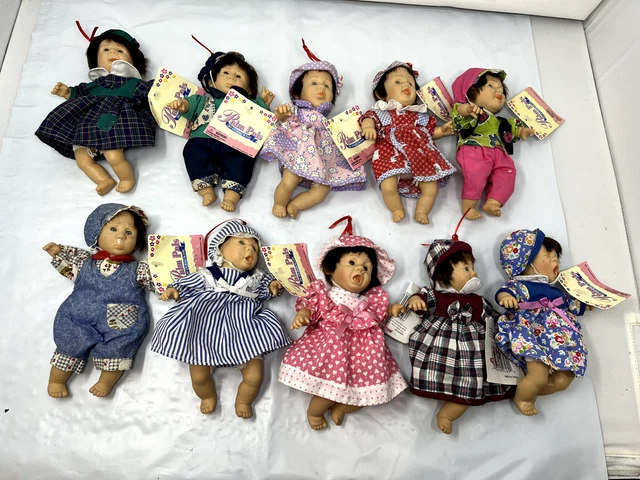 10 Vintage Palm Pals Gi-Go 8" Bean Bag Kids Funny Face 96169