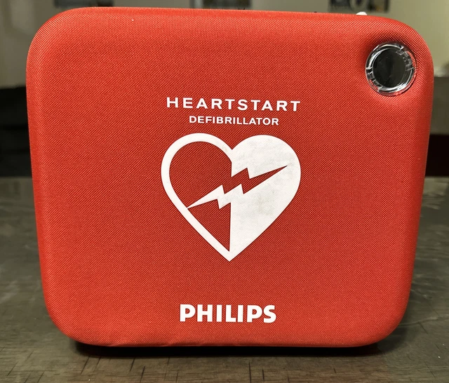 Philips HeartStart Onsite AED Defibrillator w/, Case, Rescue Kit