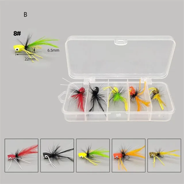 HOOK MORE FISH with Our 5 Piece Dry Fly Fishing Lures with Foam