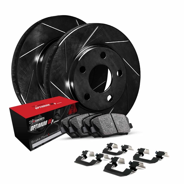 R1 Concepts Front Brakes And Rotors Kit |Front Brake Pads| Brake Rotors And