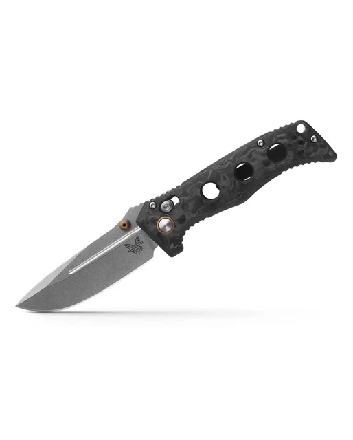 NEW Benchmade 273-03 Mini Adamas CPM-Magnacut Blade Marbled Carbon Fiber Handle