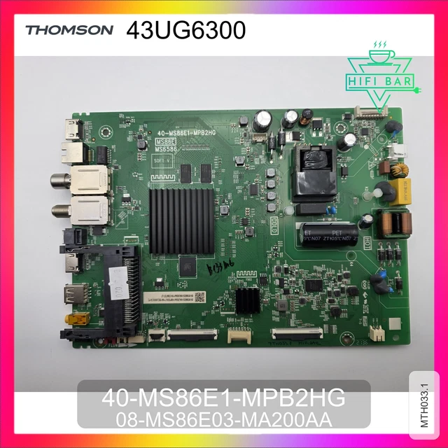Carte Mère Thomson/TCL 08-MS86D01-MA200AA Pour TV U49P6006 - Occasion Fonctionnelle
