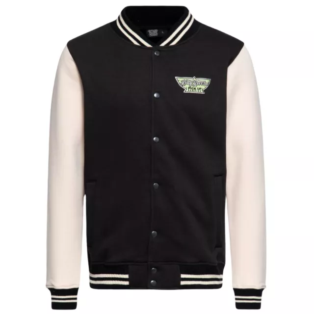 King Kerosin Hombre College Chaqueta Sudadera Pick up 50 con Palo Rockabilly