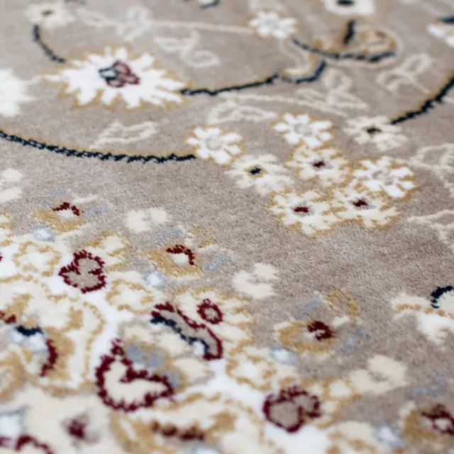 Elegante Alfombra Oriental con hermosos Ornamentos | OEKO-TEX | en beige 2