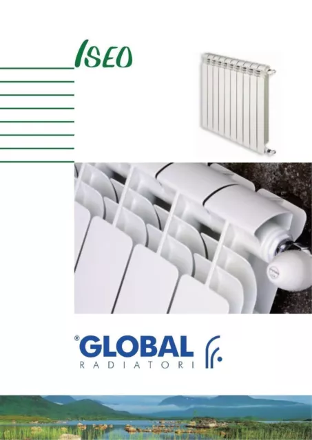 Termosifone radiatore tubolare alluminio GLOBAL EKOS 500/95